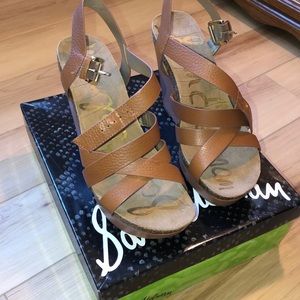 Sam Edelman Nelson Saddle leather heels NWOT